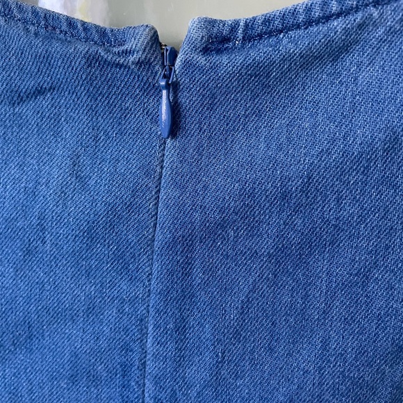 COS Cotton Denim Shift Dress - Picture 3 of 6